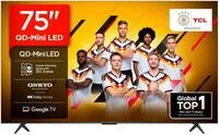 TCL Mini-LED-Fernseher "75Q6CX2", Energieeffizienz: E, schwarz, 75 &Prime;, Fernseher, 4K