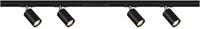 BRILONER LEUCHTEN Schienensystem-Sets "RAIL", schwarz (matt, schwarz), &Oslash; 5,5cm H: