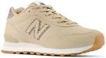Sneaker NEW BALANCE "515", Damen, Gr. 36,5, beige (incense), Leder, Textil, Schuhe
