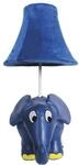 LED Tischleuchte "Der Elefant", gelb (blau und gelb), 1, &Oslash; 26cm H: 47cm, 1 Stk.,