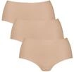 Panty ANITA "Panty Essentials High Waist Briefs 3P 3er Pack", Damen, Gr. S, beige