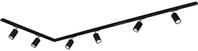 BRILONER LEUCHTEN Schienensystem-Sets "RAIL", schwarz (matt, schwarz), &Oslash; 5,5cm H: