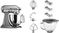 KITCHENAID K&uuml;chenmaschine "5KSM125EOB", silber (kontur silber), B:24cm H:36cm