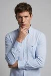 Langarmhemd FYNCH-HATTON, Herren, Gr. 3XL, N-Gr, blau (blau check), Web,