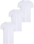 T-Shirt "S/S CREW NECK 3PK", Herren, Gr. S (48), wei&szlig; (wei&szlig;, wei&szlig;, wei&szlig;), Jersey,