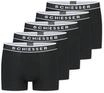 Boxershorts SCHIESSER "95/5 Multipacks", Herren, Gr. 4, schwarz (000, schwarz),