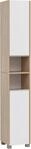 Hochschrank WELLTIME "Juba, Hochschrank, Made in Germany, B: 30 cm", braun (eiche