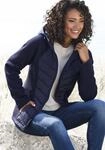 Steppjacke VIVANCE, Damen, Gr. 46, blau (navy), Fleece, Steppware, Obermaterial: 100%