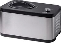 UNOLD Eismaschine "EVA 48826", schwarz (schwarz, edelstahl), B:38cm H:24,5cm T:27cm,