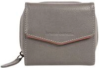 Geldb&ouml;rse BRUNO BANANI "BRUNO BANANI Damen echt Leder", Damen, grau, Leder,...