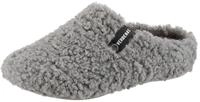 Pantoffel VERBENAS, Damen, Gr. 35, grau (dunkelgrau), Textil, Schuhe Pantoffel,