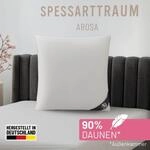 3-Kammer-Kopfkissen SPESSARTTRAUM "Arosa Kissen in 40x80 & 80x80 cm", wei&szlig;, B:80cm