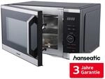 HANSEATIC Mikrowelle "HM26SB3M, mit Airfry-Funktion", schwarz (silber, schwarz),