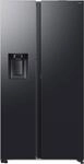 SAMSUNG Side-by-Side "RS80F66KCFEF", Energieeffizienz: C, silber (schwarz steel),