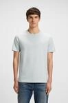 T-Shirt BOSS ORANGE "Tales Regular Fit", Herren, Gr. M, grau (light, pastel grau053),