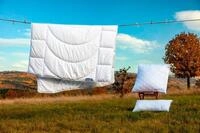 Microfaserbettdecke DUNLOPILLO "Home Bettdecken Sommer und Winter", wei&szlig;,...