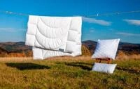 Microfaserbettdecke DUNLOPILLO "Home Bettdecken Sommer und Winter", wei&szlig;, B:135cm