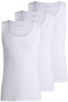Tanktop BOSS "3P RibClassic BOSS ONE", Herren, Gr. L, wei&szlig; (wei&szlig; 100),...
