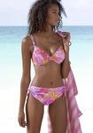 Bikini-Hose SUNSEEKER "Butterfly", Damen, Gr. 44, N-Gr, lila (lila, orange),