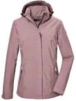 Outdoorjacke KILLTEC "KOS 26 WMN JCKT", Damen, Gr. 38, rosa (rauchrosa),