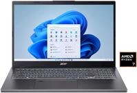 ACER Notebook "Aspire 15", grau (steel grau), 16 GB RAM 1.024 GB SSD, Ryzen 7,