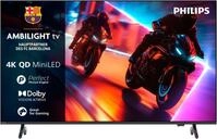 PHILIPS Mini-LED-Fernseher "55MLED910/12", Energieeffizienz: F, schwarz, 55 &Prime;,