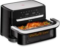TEFAL Hei&szlig;luftfritteuse "EY9228 Easy Fry Flex", schwarz (schwarz, edelstahl),
