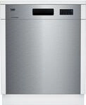 BEKO Unterbaugeschirrsp&uuml;ler "BDUN16440X", Energieeffizienz: C, silber