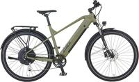 E-Bike PROPHETE "Stack 2.0" Gr. 52, grau (moosgrau, schwarz), Elektrofahrr&auml;der,