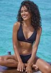 Triangel-Bikini-Top S.OLIVER "Junis", Damen, Gr. 36, Cup A/B, blau (marine),