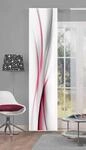 Schiebegardine HOME WOHNIDEEN "ROCHELLE" Gr. 1, rot, B:60cm H:245cm, Polyester,