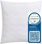 Microfaserkissen JEKATEX "Antibac", wei&szlig;, B:80cm L:80cm, Bezug: 100% Polyester.
