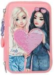Buntstift DEPESCHE "3-Fach Federtasche inkl. Stifte TOPModel 20,5 x 14,3 x 7,5 cm