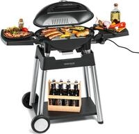 ROMMELSBACHER Elektrogrill "BBQ 4100/S", schwarz, B:116cm H:98cm T:56cm,