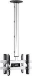 VCM TV-Deckenhalterung "TV Deckenhalterung CM3 h&ouml;henverstellbar 127-238 cm", silber,