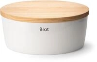 Brotkasten CONTINENTA, wei&szlig;, B:23cm H:15,5cm L:36cm, Keramik,