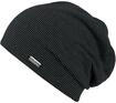 Beanie CHILLOUTS "Pittsburgh Hat", Damen, grau (dunkelgrau, schwarz), Feinstrick,