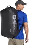 Sporttasche JACK WOLFSKIN "ALL-IN DUFFLE 65", Gr. onesize, grau (phantom), Polyester,