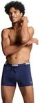 Badehose PUMA "PUMA SWIM MEN LOGO TRUNKS", Herren, Gr. XS, N-Gr, blau (navy), Web,