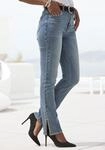 5-Pocket-Jeans BUFFALO, Damen, Gr. 38, N-Gr, blau (blau washed), Denim/Jeans,