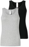 Unterhemd SCHIESSER "Modern Multipacks", Damen, Gr. 36, N-Gr, bunt (sortiert 2),