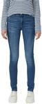 Skinny-fit-Jeans S.OLIVER "IZABELL", Damen, Gr. 34, L&auml;nge 30, blau (mid blau