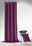 Vorhang WECKBRODT "Valentin" Gr. 1, lila (aubergine), B:135cm H:245cm, Sabl&eacute;,