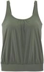 Tankini-Top LASCANA "Italy", Damen, Gr. 38, N-Gr, gr&uuml;n (oliv), Microfaser,