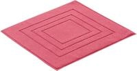 Badematte VOSSEN "Feeling" Gr. 2, rot (marone), H:10mm, Baumwolle, Badematten,