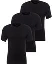 T-Shirt BOSS "TShirt RN 3P Natura", Herren, Gr. M, schwarz (schwarz 001), Jersey,