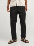 Stoffhose JACK & JONES "JPSTKANE SUMMER JOGGER SN", Herren, Gr. XS, N-Gr, schwarz,