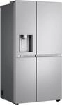 LG Side-by-Side "GSLE91MBAB", Energieeffizienz: B, silber (metal sorbet), B:91,3cm