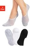 F&uuml;&szlig;linge LASCANA ACTIVE "Damen Ballerina Socken Rutschfest, Atmungsaktiv", Damen,