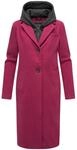 Langmantel NAVAHOO "Langmantel Kekstraum 14", Damen, Gr. S, rot (berry wine),